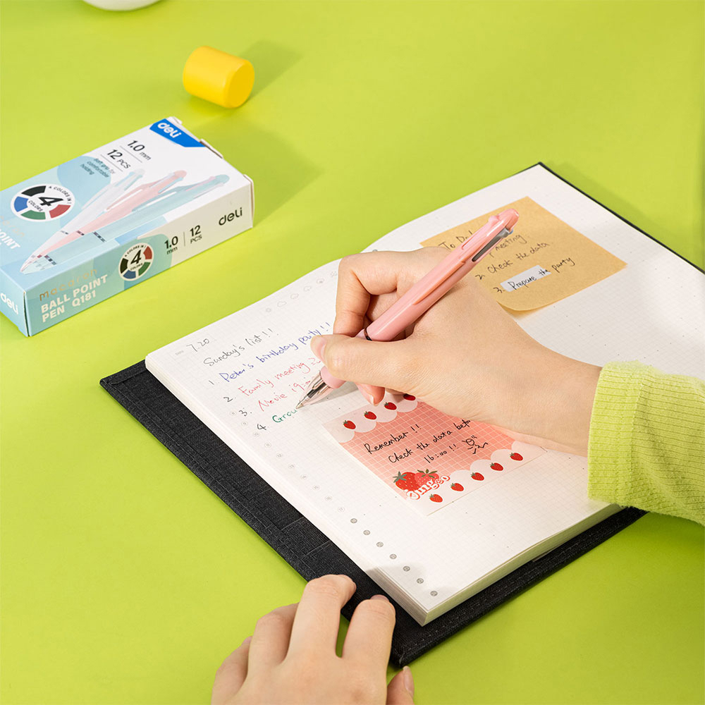 델리 마카롱 4색 다색 볼펜 1.0mm - 상세 이미지 5