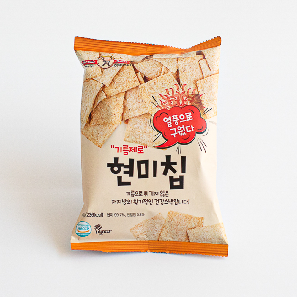 국산 현미 무설탕 현미칩 60g - 메인 이미지