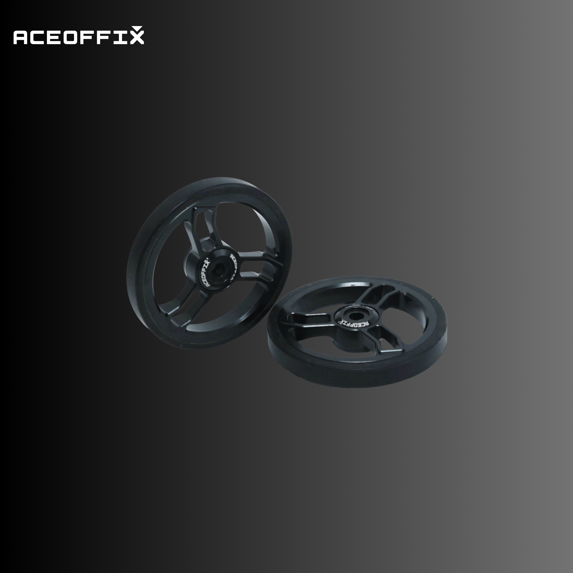 에이스오픽스 브롬톤 70mm 이지휠 트라이폴드 CNC 풍차 알루미늄 경량 - 상세 이미지 2