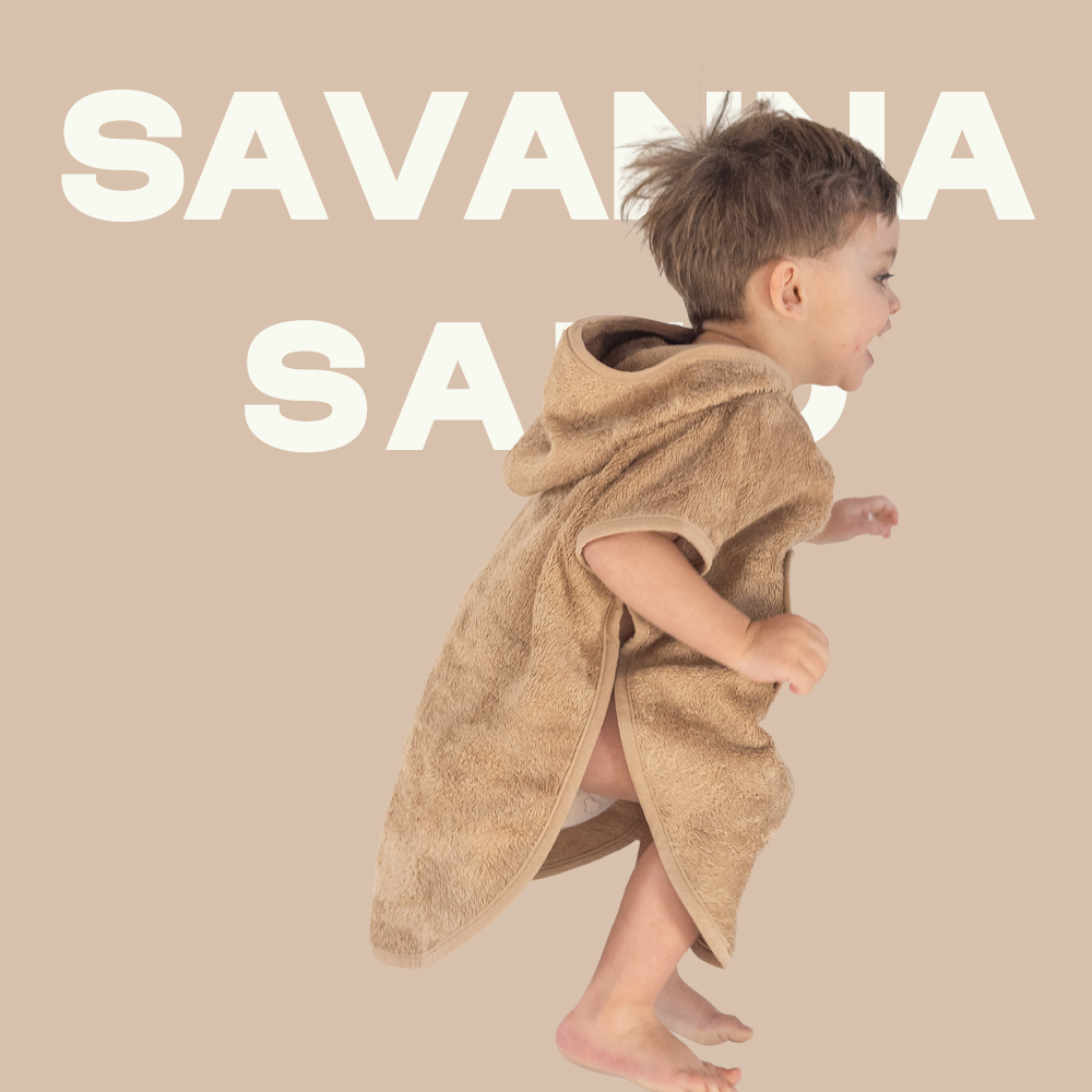 [팀부] 벨기에 명품 유아목욕가운 판초 4-6세 사바나샌드, Free