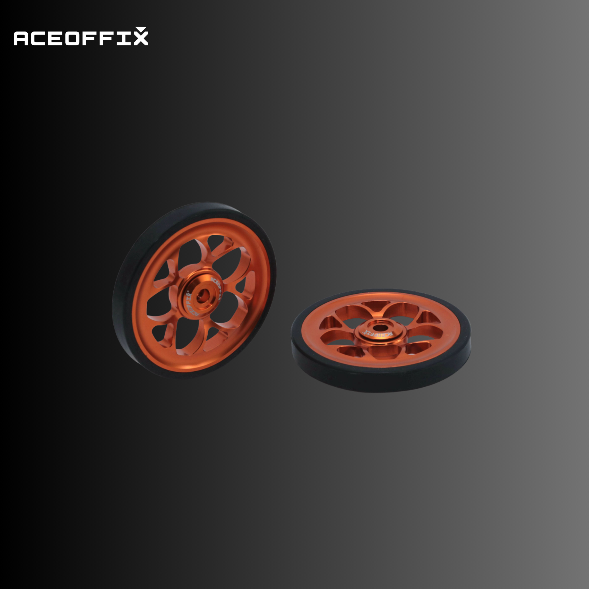 에이스오픽스 브롬톤 70mm 이지휠 꽃잎 CNC 트라이폴드 알루미늄 경량화 튜닝 이미지 7