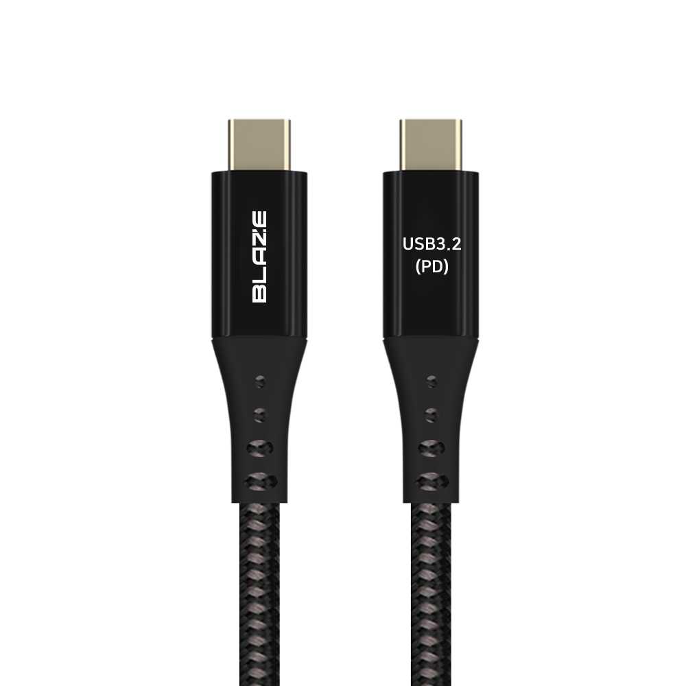 블레이즈 C TO C 케이블 100W USB3.2 GEN2 C타입 초고속 케이블 10기가 2M - 상품 이미지