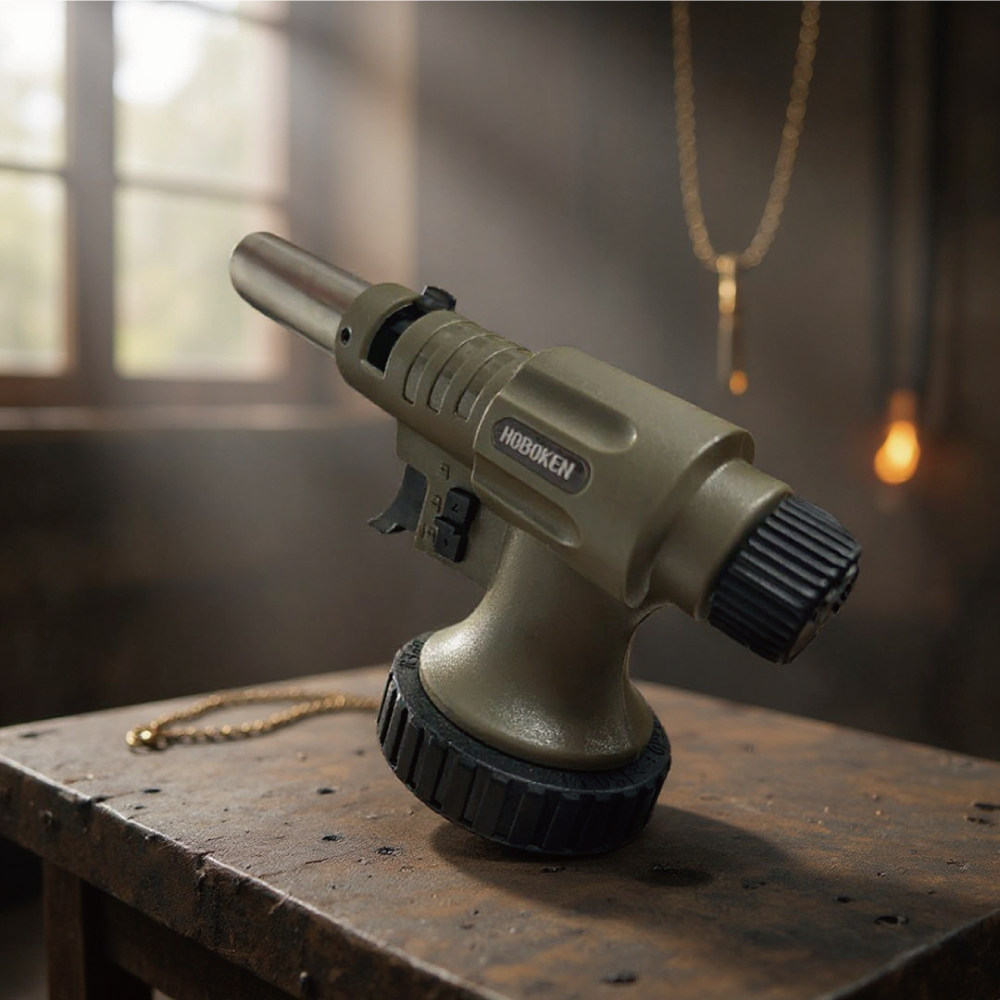 요리 가스 토치 캠핑용 휴대용 액화방지 원터치 자동소화 나이트호크 호보켄