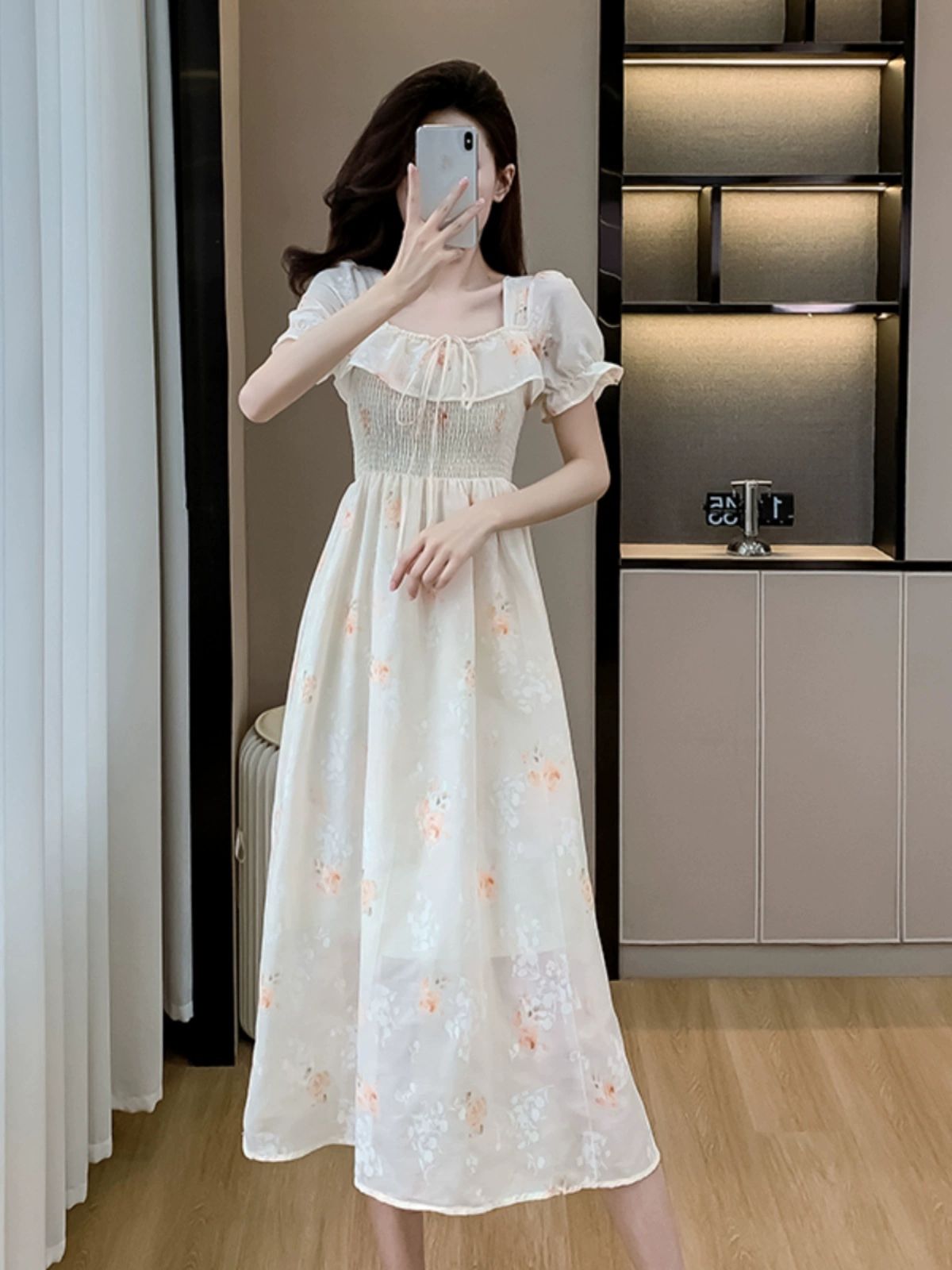 휴양지원피스 휴양지옷 바캉스 나시롱원피스 신혼여행 롱원피스 민소매 주요 색상 S - 상세 이미지 3