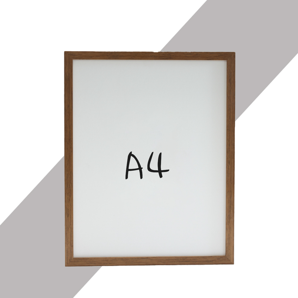 15mm 원목액자 웨딩액자 우드 아크릴 프레임 스튜디오 틀 제작 a4 210x297mm, 오크 - 메인 이미지