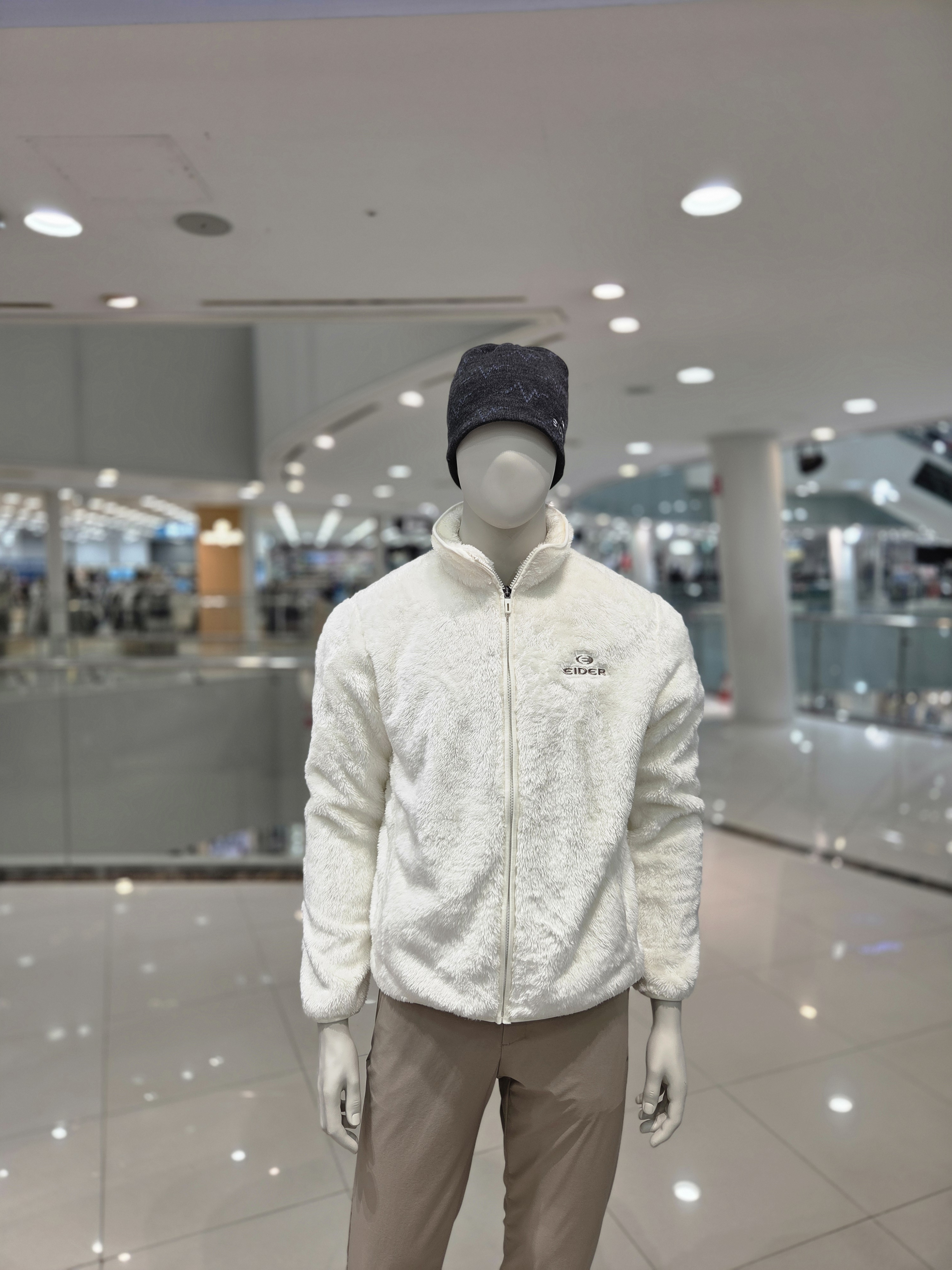 아이더 뽀글이 남녀공용 플리스자켓 UW25181 블랙, S