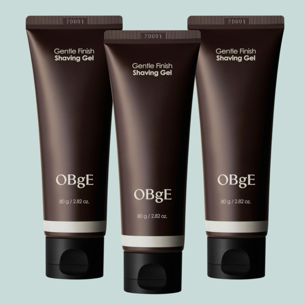 오브제 젠틀 피니쉬 쉐이빙젤 80g 3개 - 메인 이미지