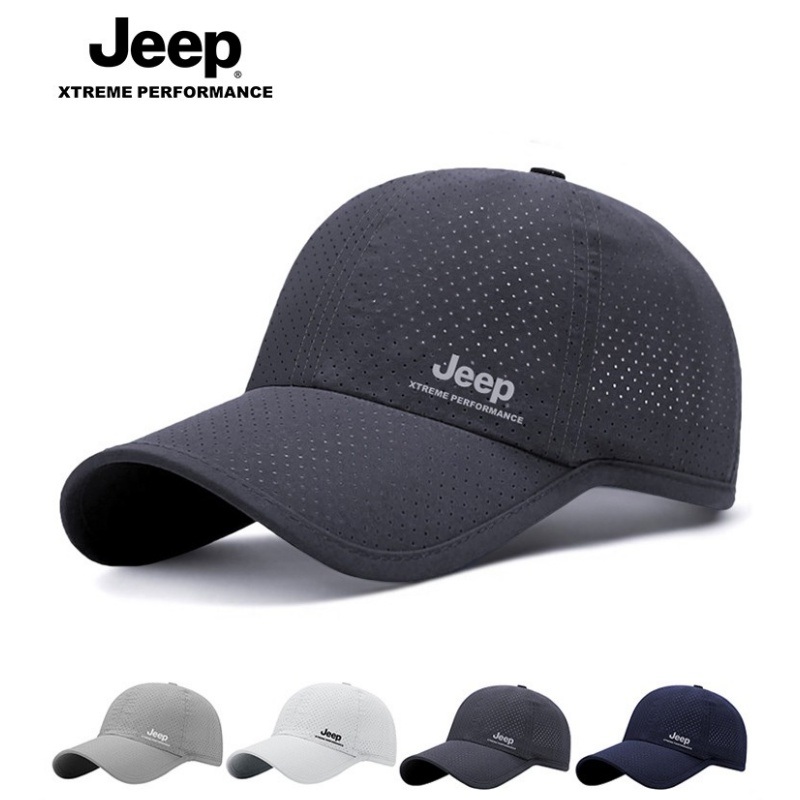 JEEP 남성 야외 여름 등산 골프 낚시 야구 모자 - 상품 이미지