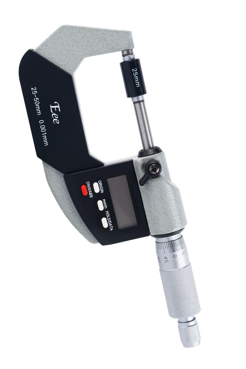 디지털 마이크로 미터 다이얼 데이터 범위 25-50mm 방수 눈금 포함 - 상품 이미지