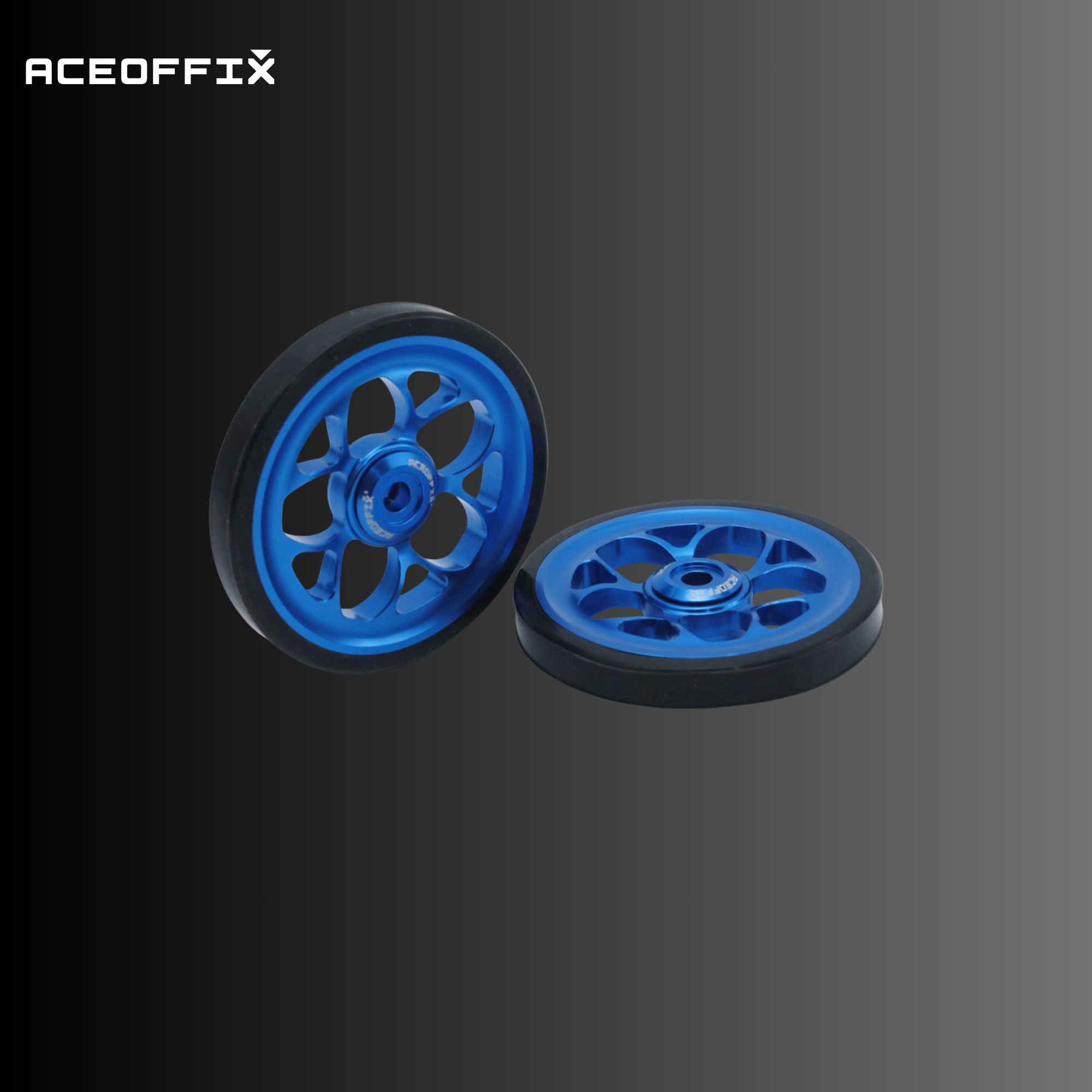 에이스오픽스 브롬톤 70mm 이지휠 꽃잎 CNC 트라이폴드 알루미늄 경량화 튜닝 이미지 6