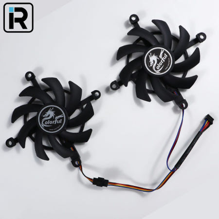 컬러풀 컬러풀 GTX 1650 1660 Ti RTX2060 RTX3060 Ti 그래픽카드 팬 수리 교체 쿨러