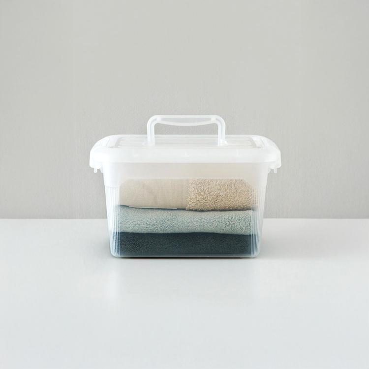 DOVER 멀티수납함 5L 215x140x160mm, 1단, 반투명 - 메인 이미지