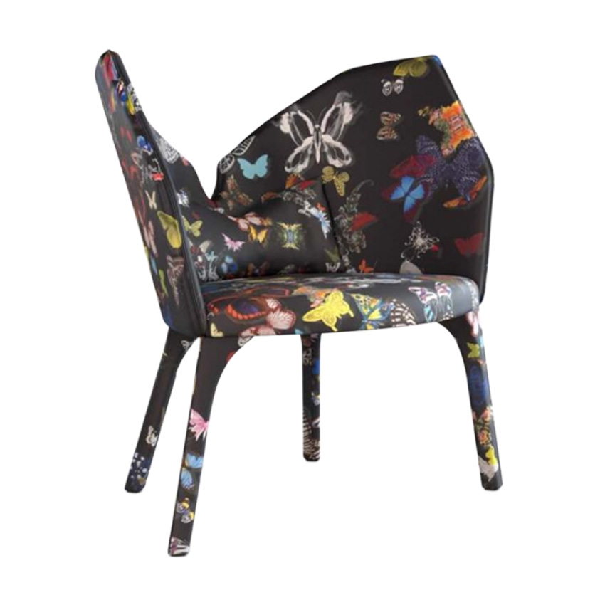 파피용 인테리어 패브릭 나비 라운지 다이닝 체어 Papillon Chair - 상세 이미지 2