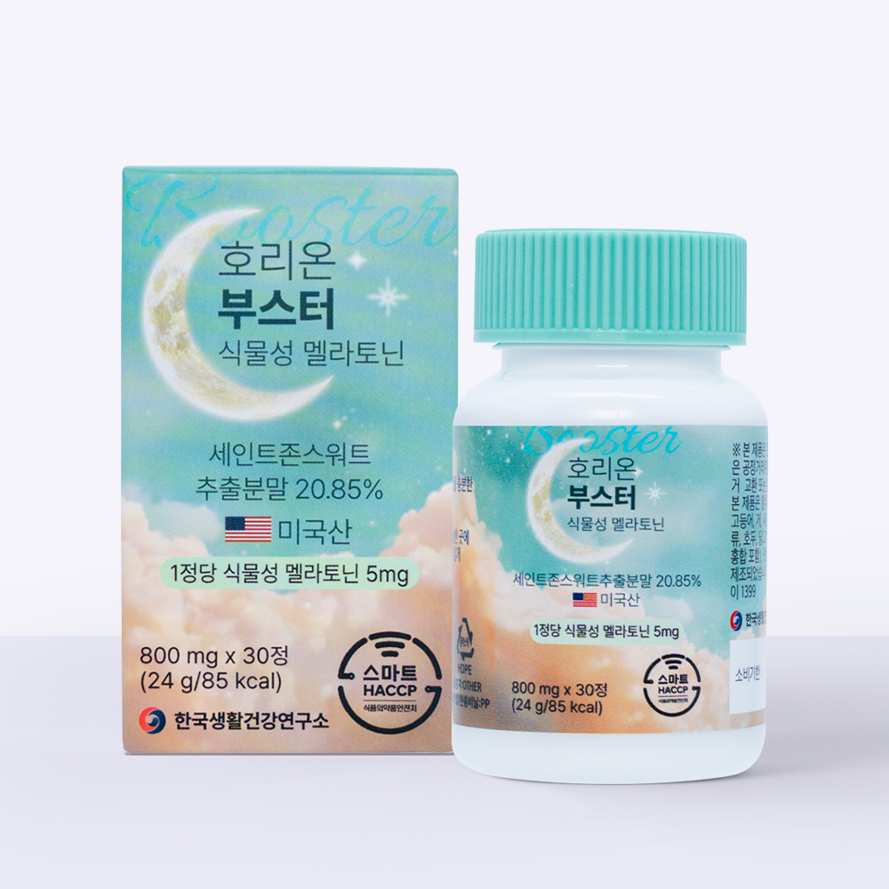 미국산 식물성 멜라토닌 5mg 함유 호리온 30정, 1개 제품 이미지