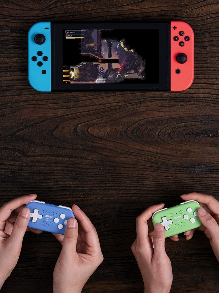 8BitDo Micro 블루투스 게임패드 다기능 컨트롤러 그린