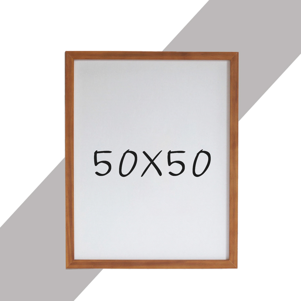 15mm 원목액자 웨딩액자 우드 아크릴 프레임 스튜디오 틀 50x50 500x500mm, 연밤 - 메인 이미지