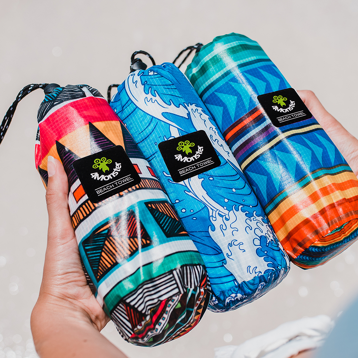 비치타올 파우치 극세사 타월 대형 다용도 수건