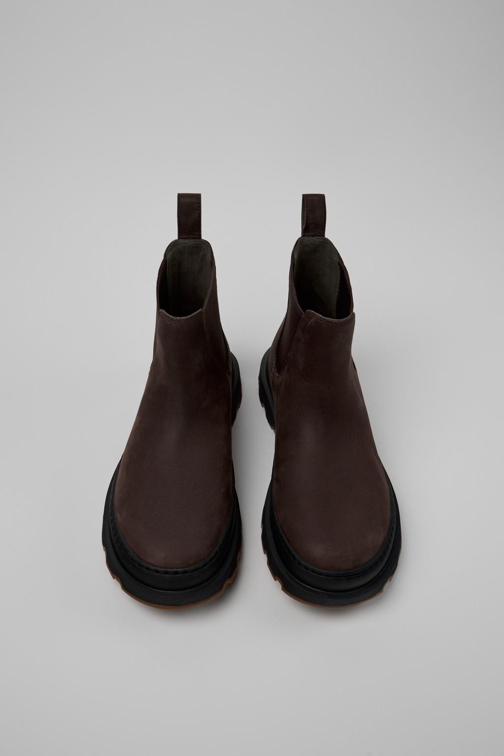 캠퍼 테크니컬 브라운 누벅 앵클부츠 Brutus K400818-002 BROWN - 상세 이미지 4