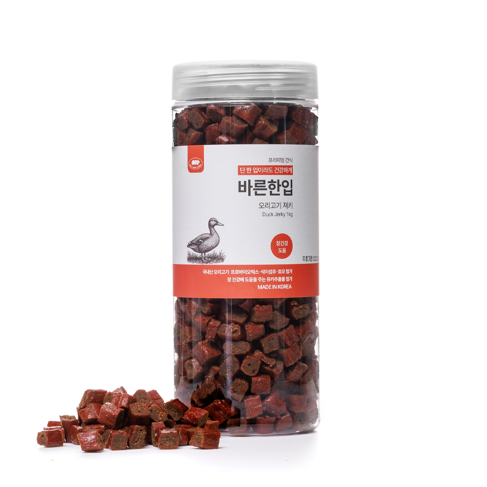 올댓츄 바른한입 소고기 져키 강아지 노즈워크간식 1kg 훈련용 시니어간식 이미지 4