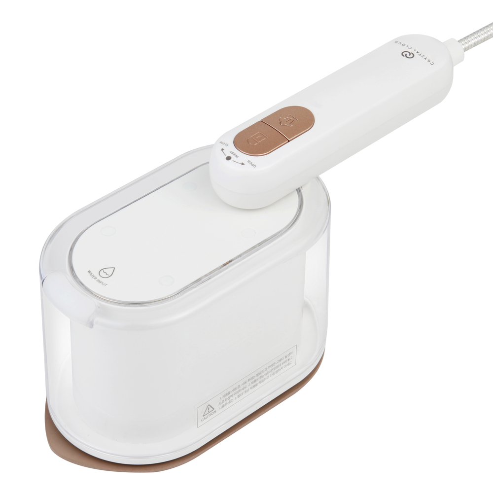 크리스탈클라우드 접이식 스팀 다리미 핸디형 핸드 미니 휴대용 여행용 가정용