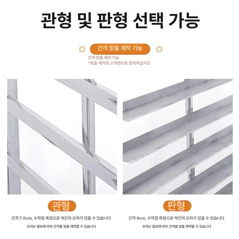 피자 건조대 오븐 식힘 쟁반 제빵 그릴 튜브 수납 파이프로 베이커리 15층 두꺼운형 사각관 - 상세 이미지 4