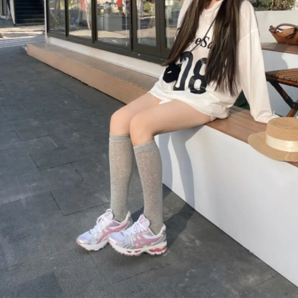 아식스 젤 카야노 14 화이트 펀 실버 핑크 1203A667-100 이미지 8