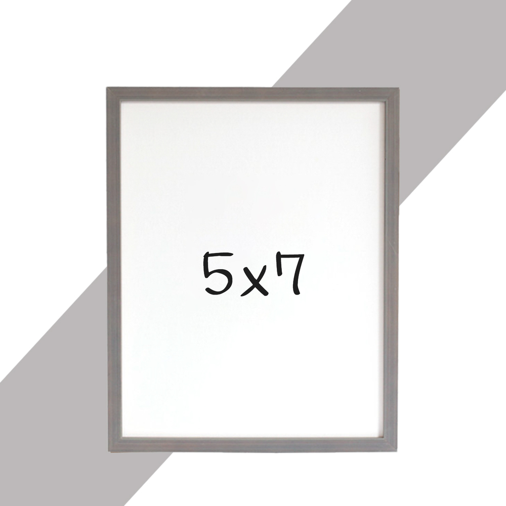15mm 나무액자 사진액자 웨딩 포토테이블 소형 탁상 5x7 127x177mm, 그레이 - 상품 이미지