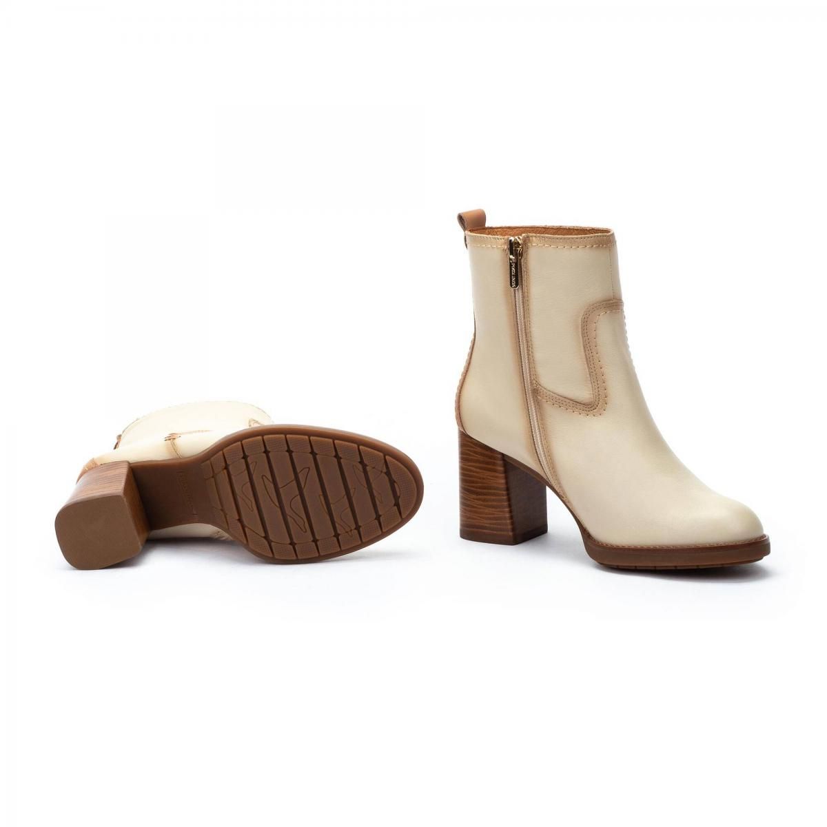 피콜리노스 프리미엄 아이보리 힐 앵클부츠 PALENCIA W9U-8945C1 MARFIL - 상세 이미지 5