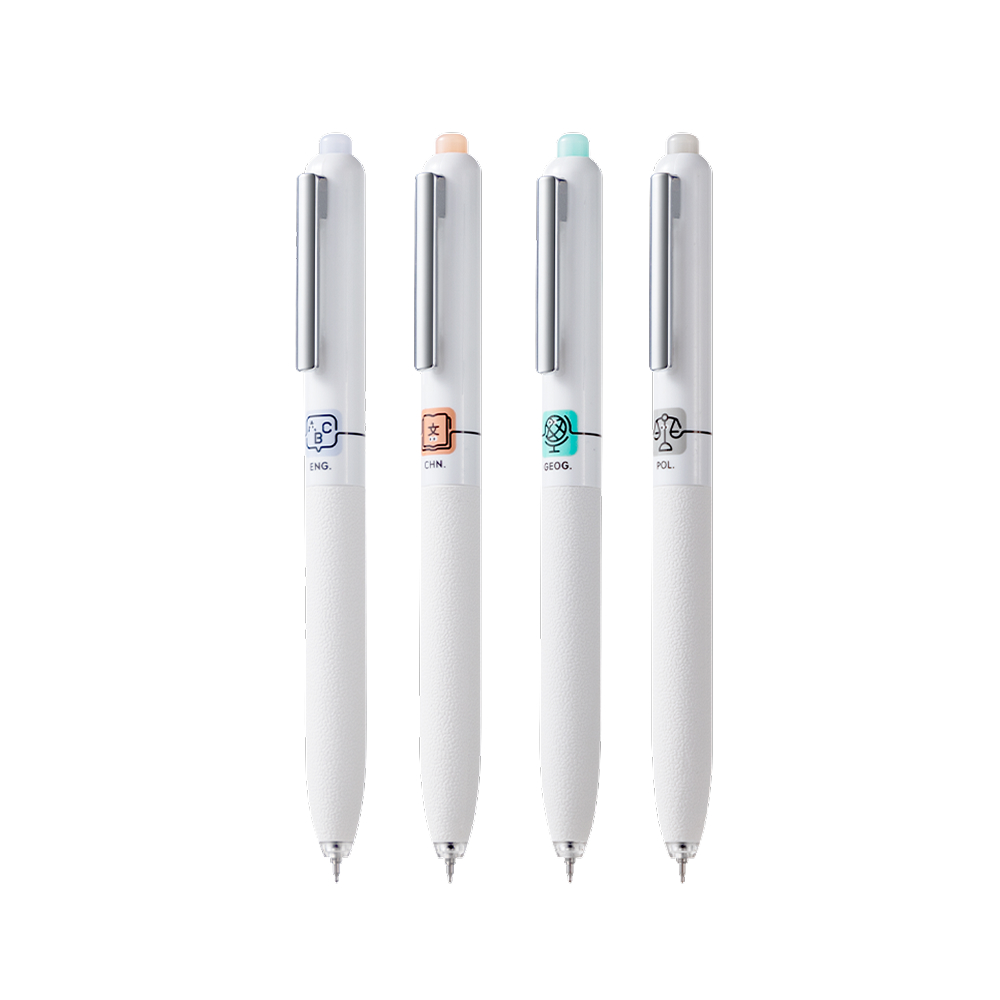 델리 깔끔 텍스처 노크식 젤잉크펜 0.5mm 이미지 6
