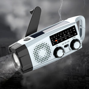 서바이복스 자가발전 크랭크라디오 재난 효도 라디오 휴대용 손전등 사이렌 개봉기 | 실사용 후기 - 상품 이미지 2