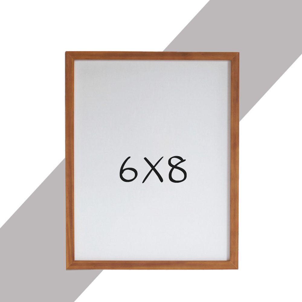 15mm 나무액자 사진액자 웨딩 포토테이블 소형 탁상 6x8 152x203mm, 연밤 - 메인 이미지