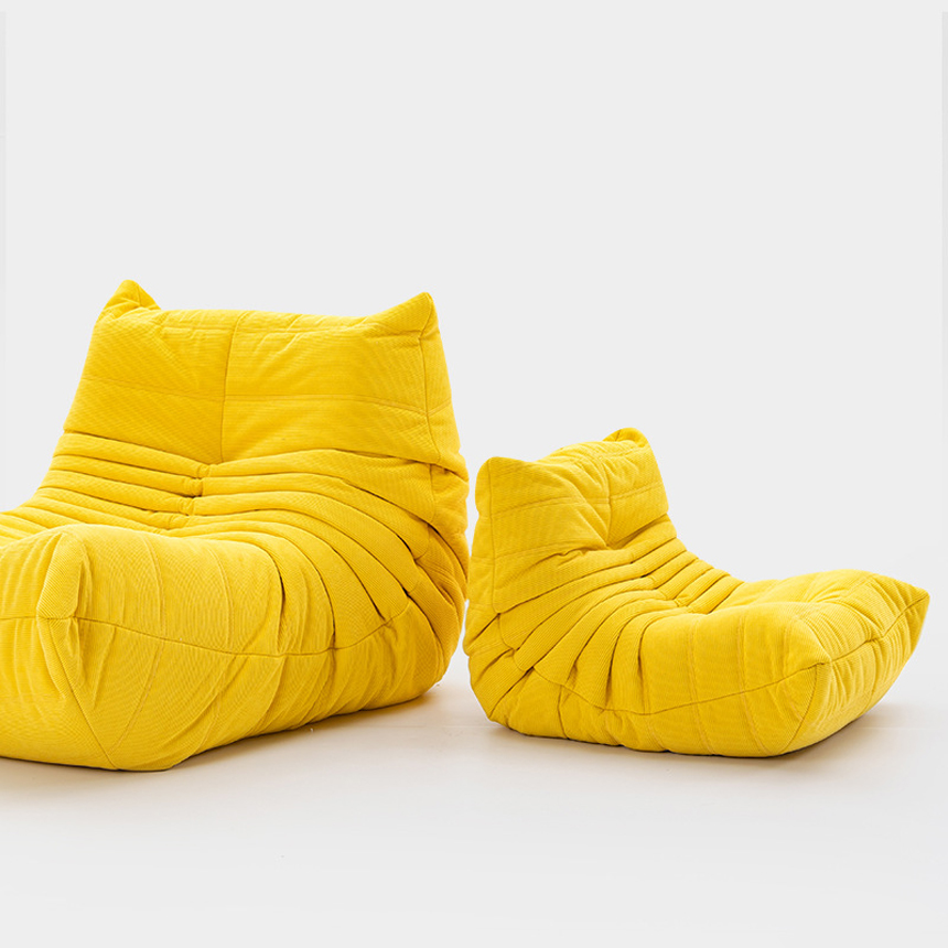 미니 토고 소파 Togo sofa 스웨이드 - 상품 이미지