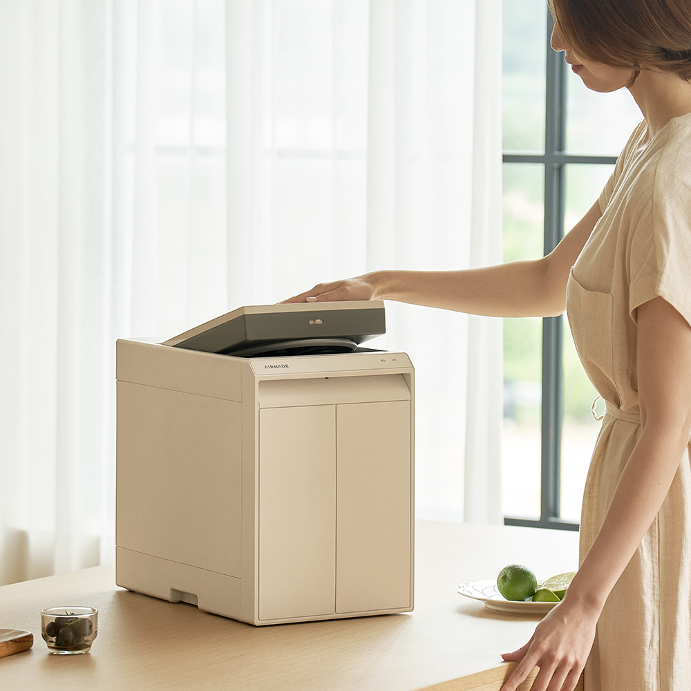 에어메이드 듀얼 히팅 4.5L 대용량 음식물 처리기 더 브릭스 AFC-451 가정용 분쇄기