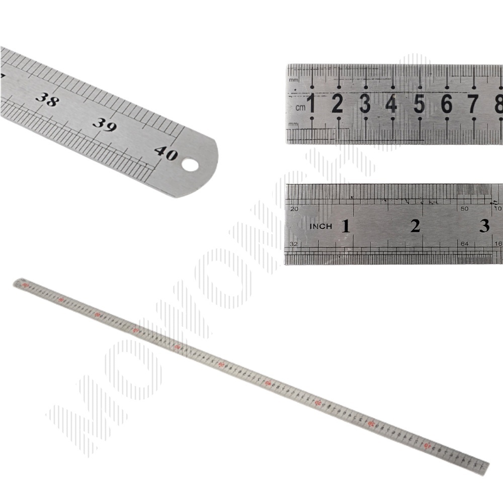 1m 자 1미터 스틸 철제자 강철자 방안자 인치자 100cm - 상품 이미지