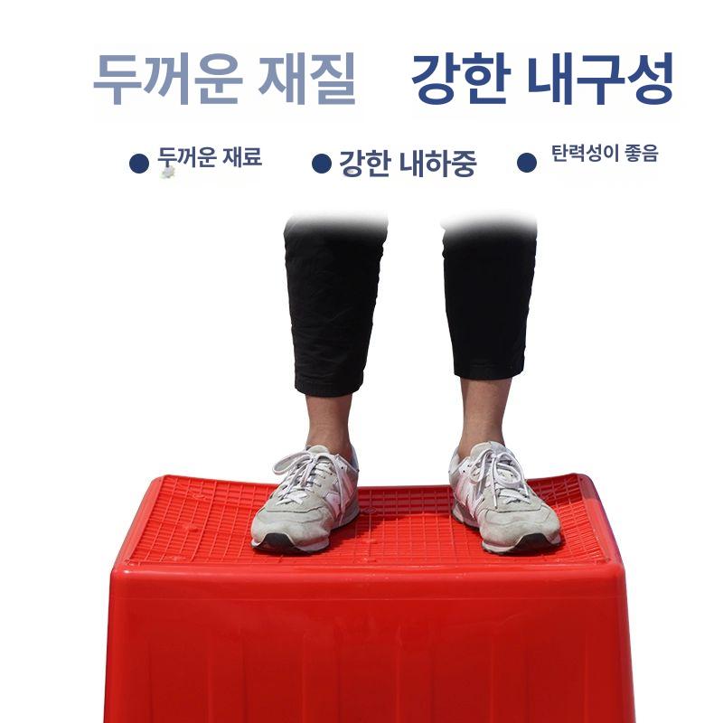 대형 고무 다라이 미장통 접이식 김장용 다용도 200l 성형 812 600 580 C - 상세 이미지 4