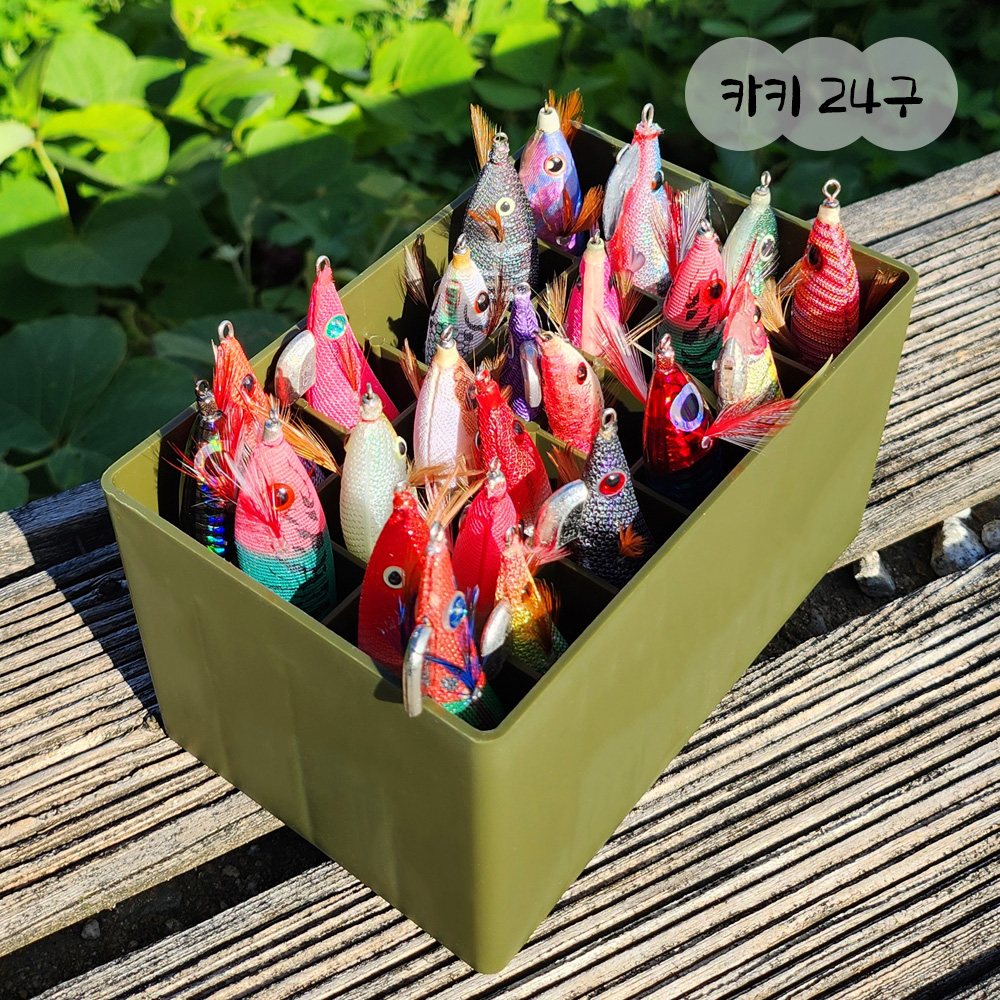 에기트레이 스토커 기디버디 24구 에기꽂이 에기꽂이 사용법 에기트레이 후기