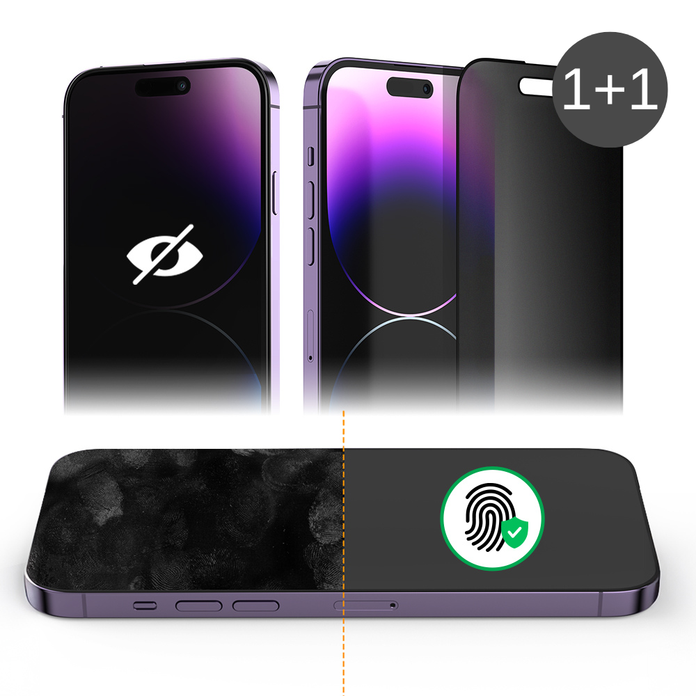 아이푸룸 고급형 매트지문방지 강화유리 사생활보호필름 아이폰7, 2매입