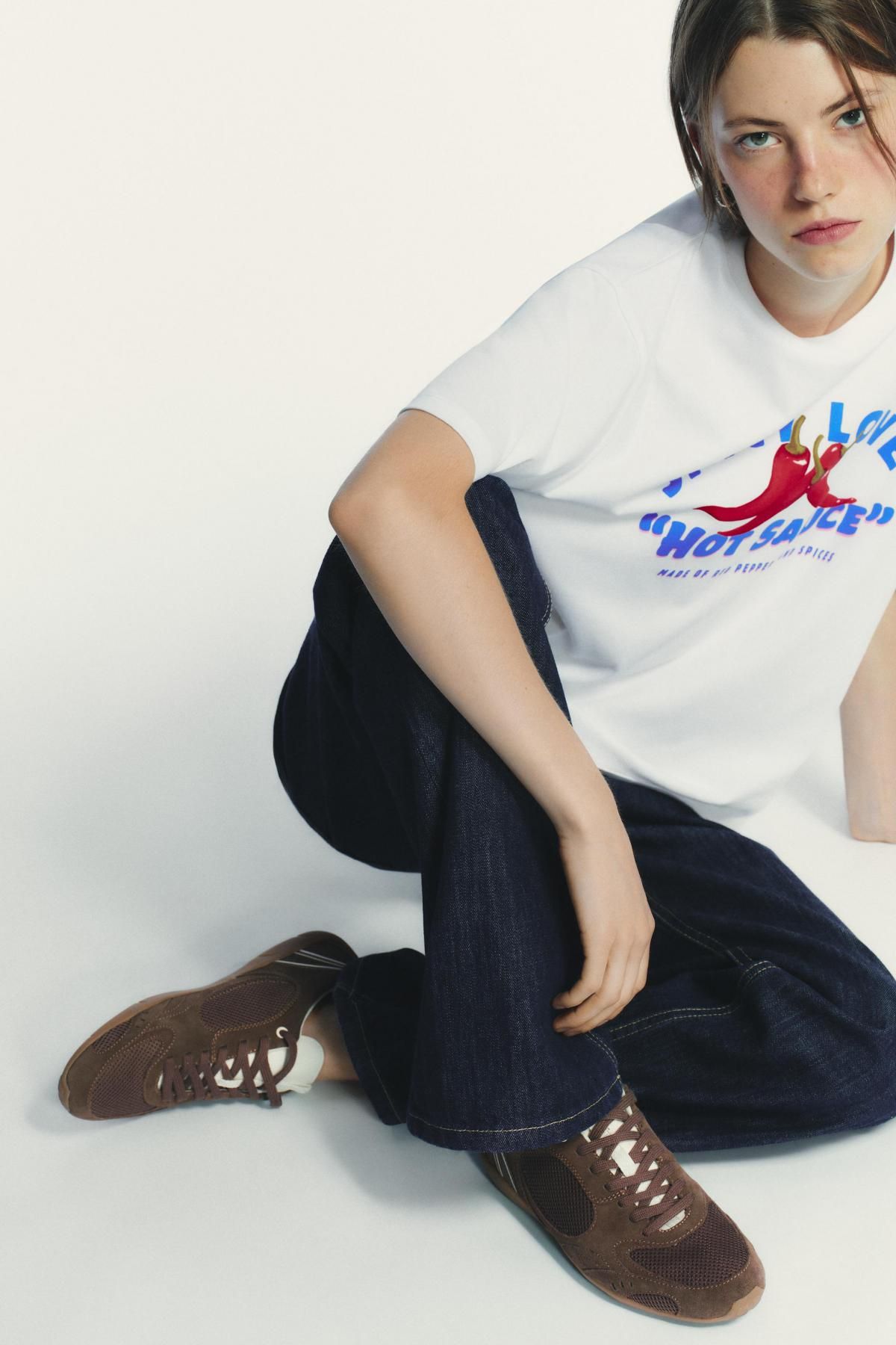 자라 테크니컬 멀티컬러 러닝 스니커즈 5011/610 BROWN - 상세 이미지 2