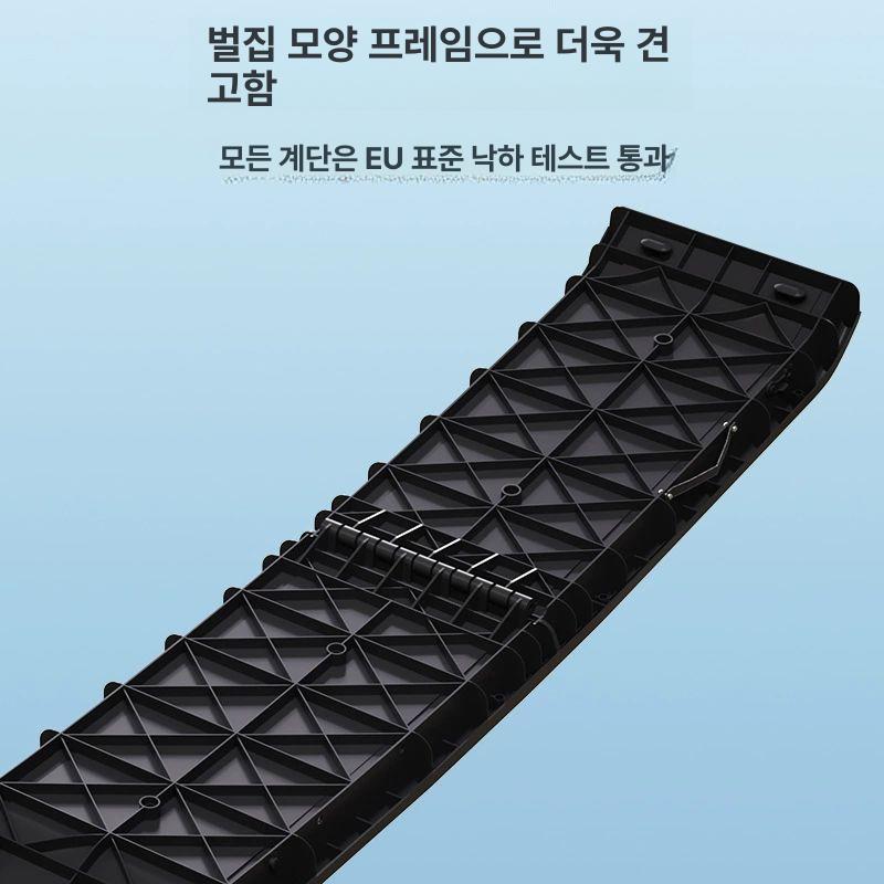 강아지경사로 반려견 대형견 등반사다리 애완견 경사계단 블랙 스트라이프-최대 하중 75.0kg - 상세 이미지 4