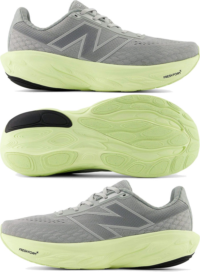 뉴발란스 NewBalance 남성 러닝화 M1080R142E 그레이 녹색 - 상세 이미지 3