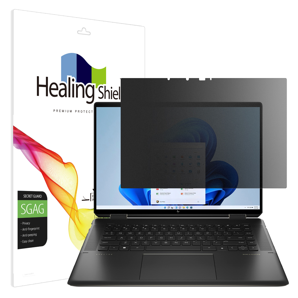 HP 스펙터 X360 16-f2015TX 프라이버시 저반사 사생활 보호필름 액정 - 메인 이미지
