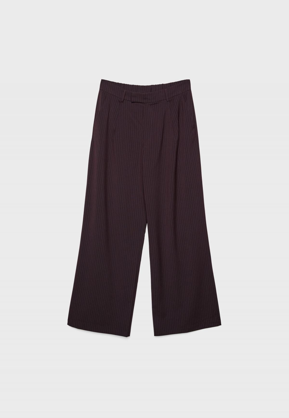 스트라디바리우스 테크니컬 와이드핏 포멀 슬랙스 팬츠 4591/488 PURPLE - 상세 이미지 3