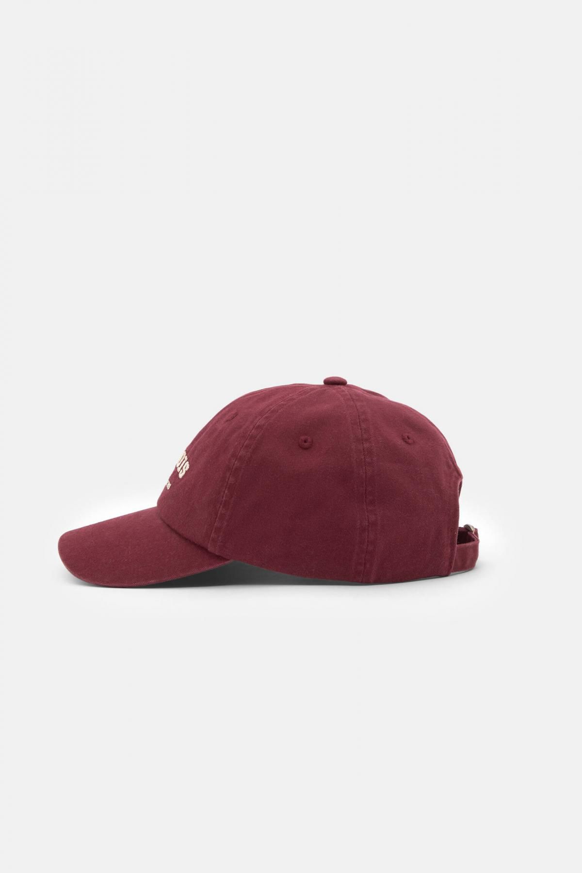 풀앤베어 캐주얼 버건디 레터링 캡모자 7930/314 MAROON - 상세 이미지 4