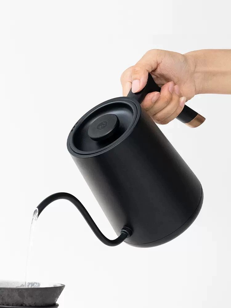 타임모어 스마트피쉬 핸드드립 전기포트 드립커피 주전자 일반형 블랙 블랙 600ML