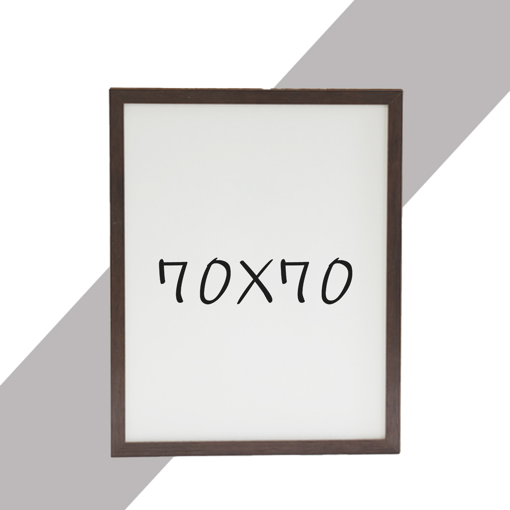 15mm 원목액자 웨딩액자 우드 아크릴 프레임 스튜디오 틀 70x70 700x700mm, 샴페인 - 메인 이미지