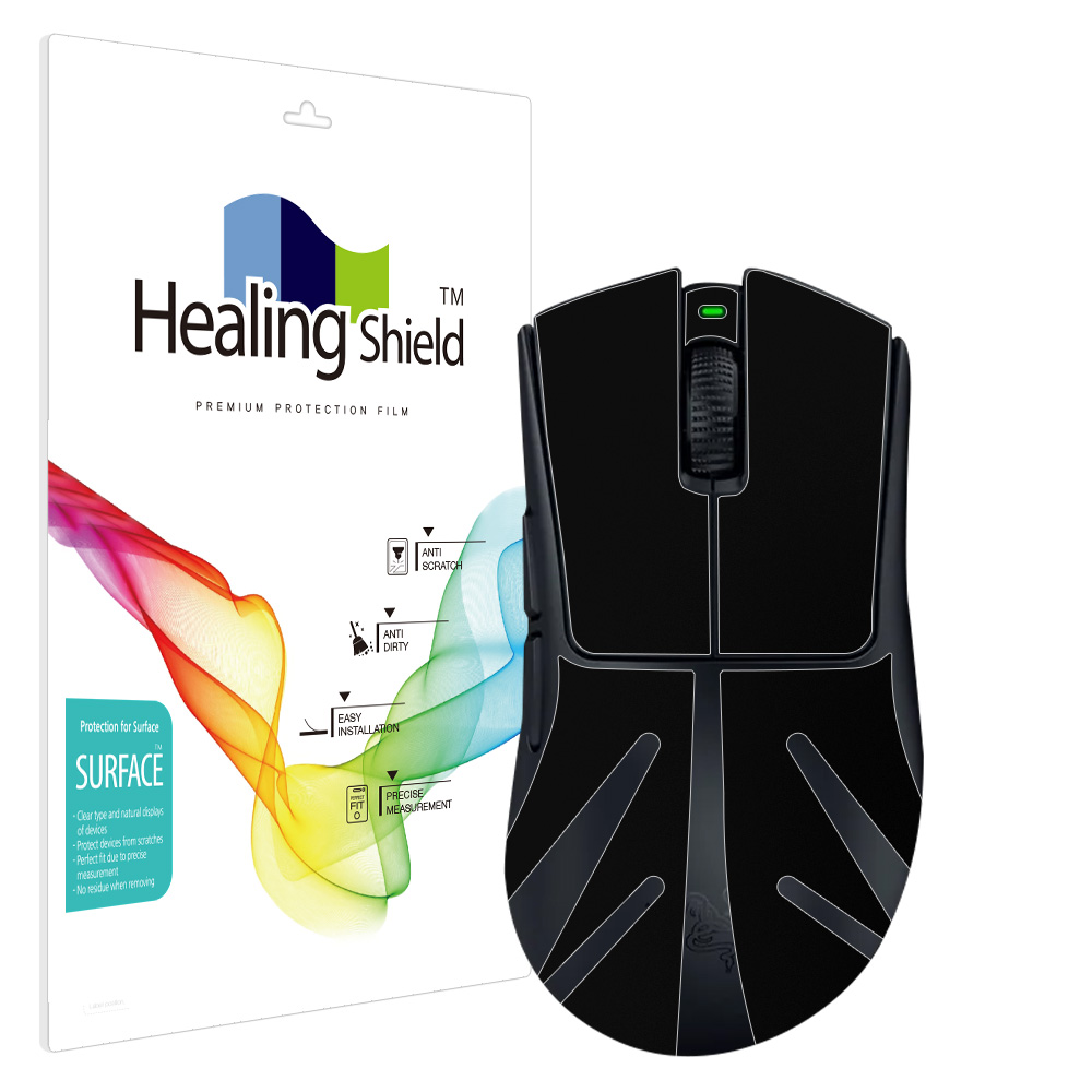 레이저 데스에더 V4 프로 무선 마우스 블랙 외부보호필름 세트