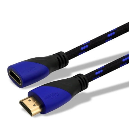 케이블메이트 HDMI 2.0v 메쉬 고급형 연장 케이블 2M