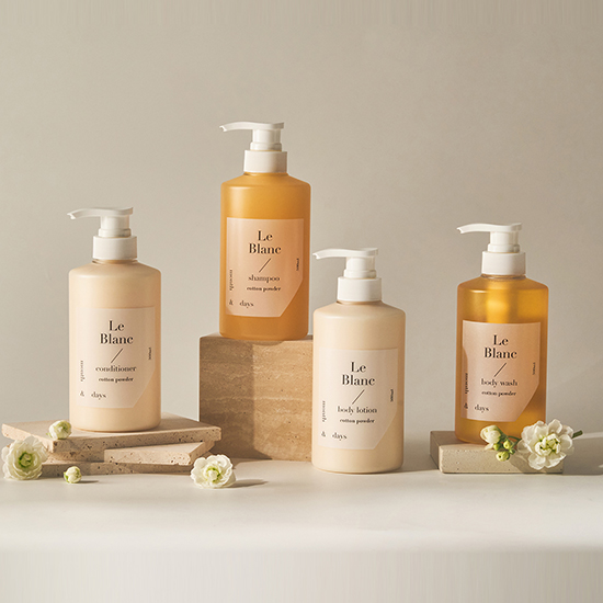 [[4SET] 샴푸+컨디셔너+바디워시+바디로션 (향 선택가능) (500ml)  퍼퓸케어 향좋은 - 상세 이미지 4
