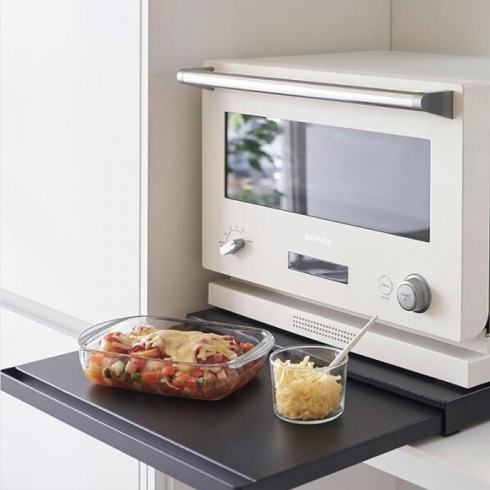 밥통거치대선반 밥솥레일 슬라이딩선반 확장 렌지대