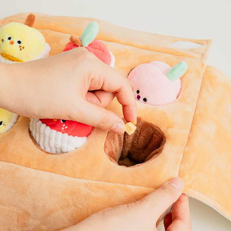 바잇미 종합과일세트 노즈워크 장난감 (노즈워크/삑삑/바스락)